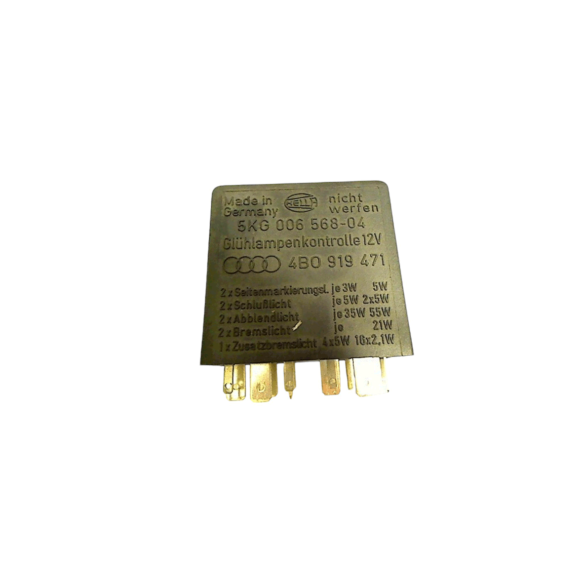 Audi A4S4 Relay - glow wire guard